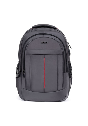 Dada Gri Okul Çantası Geniş İç Hacim Yandan Cepli Uzun Ömürlü ve Sağlam Ortaokul  Lise   Üniversite