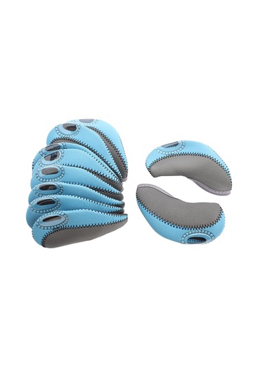 Kaiyi 10'lu Mavi-gri Demir Kılıf Çok Renkli