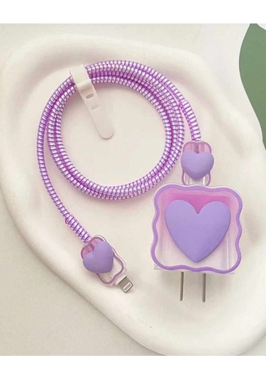 Şarj Koruyucu Kılıf Seti İthalatçı Garantili Belirtilmemiş Belirtilmemiş Mor