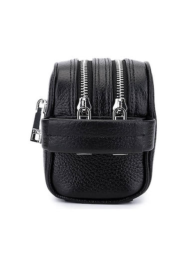 Tamer Tanca Erkek Hakiki Deri Siyah Floter El Çantası 301 230217 Erk Cnt Sk25-26 Sıyah Fltr Siyah