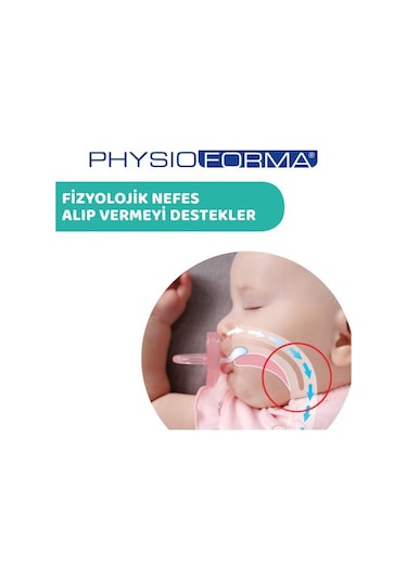 Chicco Physio Forma Mini Soft 2'li Emzik 0-2 Ay Beyaz - Mavi