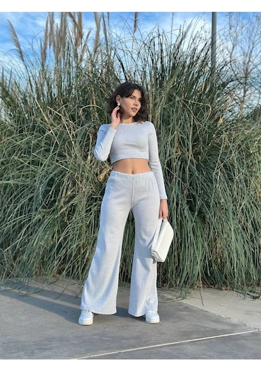 Bol Paça Altüst Takım Gri W1197 Gri