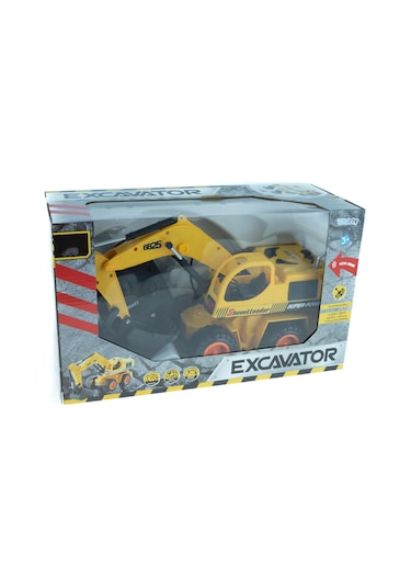 Oyuncak Kepçe Kablolu Kumanda Pilli Ekskavatör