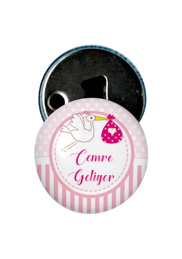 Famous Bebek Şekeri Magnet Bebek Mevlüt Hediyelik Isimli Kapak Açacak  (434856220)