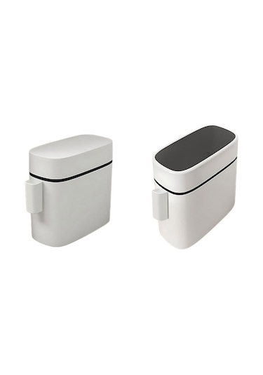 Qianfan Her Oda İçin Verimli Ve Dayanıklı Çöp Kovası - Çöp Beyaz