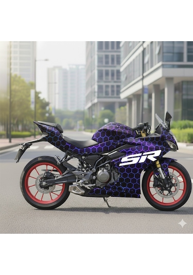 Cf Moto 250sr Parçalı Kaplama Folyo Sticker1
