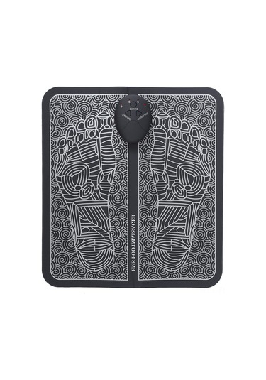 Lemestar Ayak Tabanı Ems Akım Masaj Matı - 6 Mod 9 Seviye, Akıllı Otomatik Kapatma, Pilli, İç Ve Dış Sinir Uyarımı, Canlılık Yenileme Lacivert