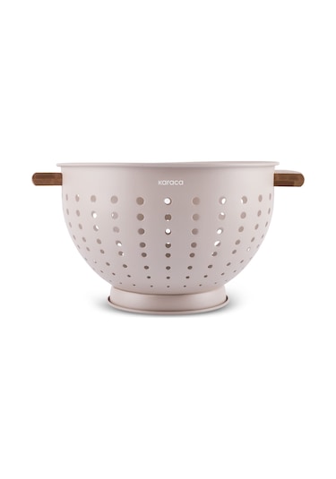 Karaca Ekin Bambu Saplı Süzgeç Krem