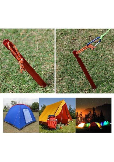 Homyl 18cm Stakes Kamp Yürüyüşü Için Çadırı Kanopi Siyah Siyah