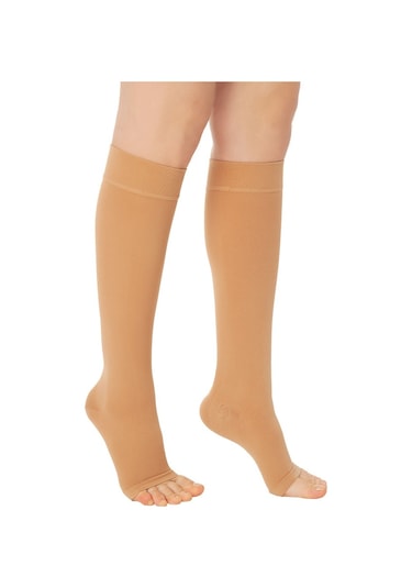 Variteks Diz Altı Varis Çorabı Açık Burun Orta Basınç 912