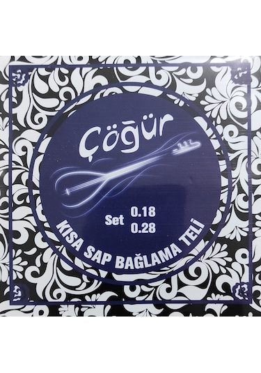 Çöğür Cgr18 Kısa Sap Saz Teli 0.18 Takım Bağlama Teli