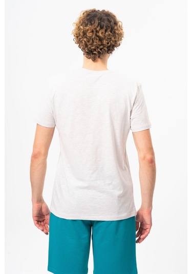 Benetton Bnt-m099-r-23y Erkek T-shirt BNT-M099-R-R0593 Gri Melanj