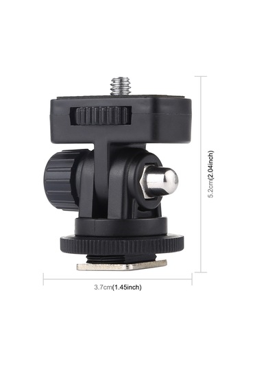 Puluz 1/4 İnç Vida Dişi Soğuk Ayakkabı Tripod Montaj Adaptörü