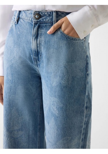 Guess Bellflower Kadın Mavi Jeans W6ra82d3y0h-cmsp Mavi