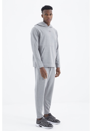 Tommy Life Rex Gri Melanj Basic Erkek Eşofman Takım - 85232 GRİ MELANJ