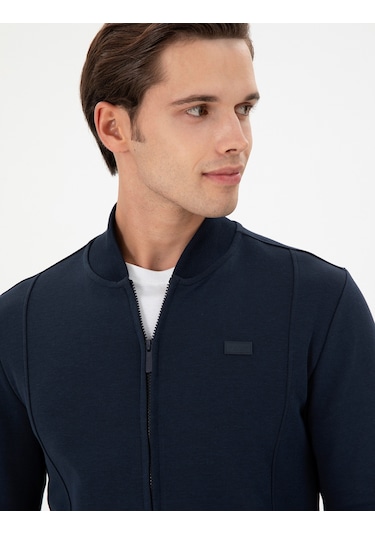 U.s. Polo Assn. Erkek Lacivert Hırka Örme 50293386-vr033 Lacivert