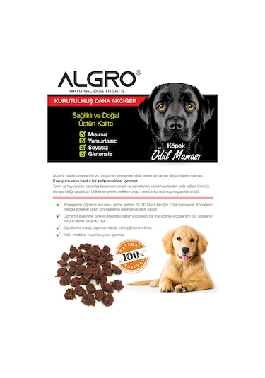 Algro Dana Akciğer Köpek Çiğneme Maması 120 G