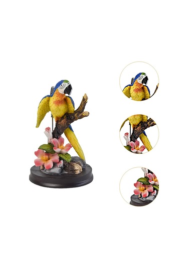 Suntek Heykeli Heykel 6,2-cm-x-6,2-cm-x-9,8-cm-papağan