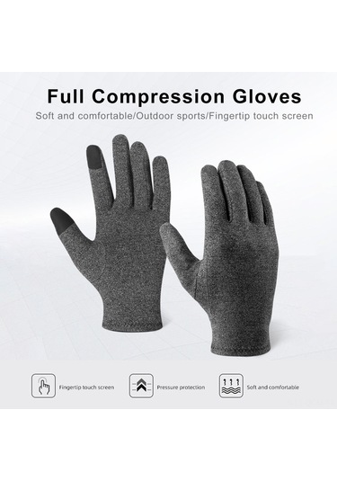 Qingmipy Baskılı Dokunmatik Eldiven - Spor Ve Egzersiz İçin Isıtıcı Eklem Koruma