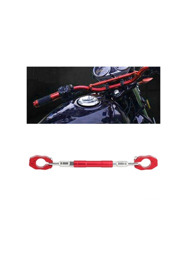 Wezone 22mm Cnc Aluminyum Motosiklet Gövde Çubuğu: Titremeyi Azaltır, Dengi Sağlar, Kol Saati Desenli Kırmızı Renkli