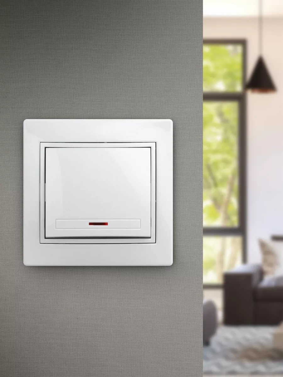 Intro Tek Tuşlu Plano 250v Aydınlatmalı Anahtar 123411272