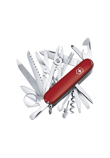 Vıctorınox Swıss Champ Deri Kılıflı Blisterli Şeffaf