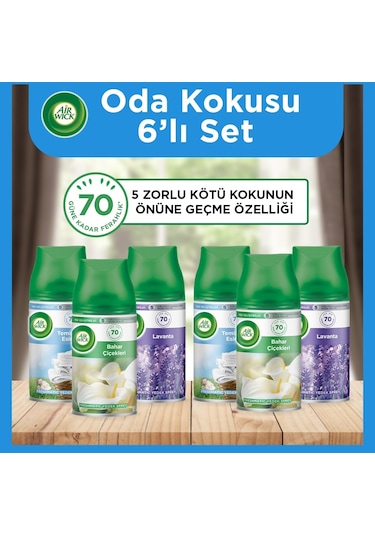 Air Wick Oda Kokusu Freshmatik Makine Yedek Spreyi 6 x 250 ML