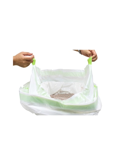 Mufunye Kedi Kumu Filtre Torbalı Astar Bağcıklı Eleme Özelliği