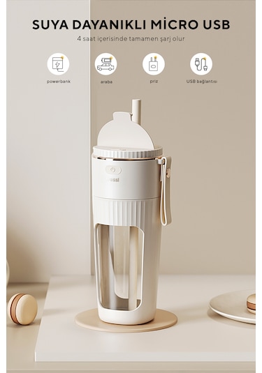 Fressi FR-BL0318  Taşınabilir Şarjlı Kişisel Smoothie Blender