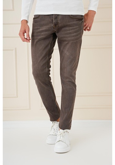 Efor Denim Pnt 126 Moka Jean Pantolon Kahverengi
