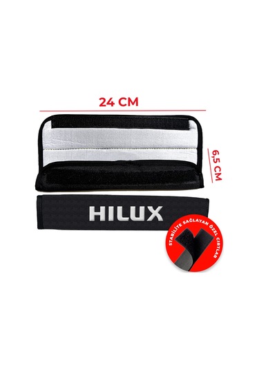 Toyota Uyumlu Hilux Nakışlı Otomind Boyun Yastığı Seti
