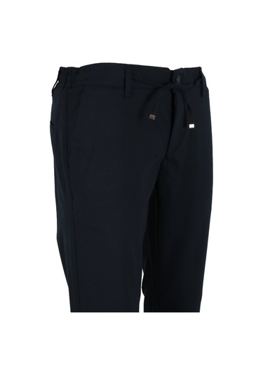 Erkek Jogger Pantolon Bel Bağcıklı Dar Kesim Rar01341 Lacivert