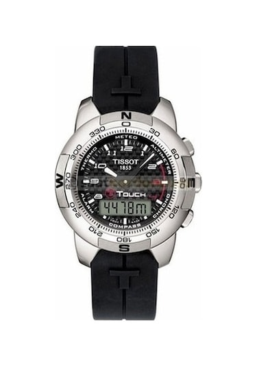 Tissot T Touch T33. 20mm Siyah Silikon Saat Kordonu