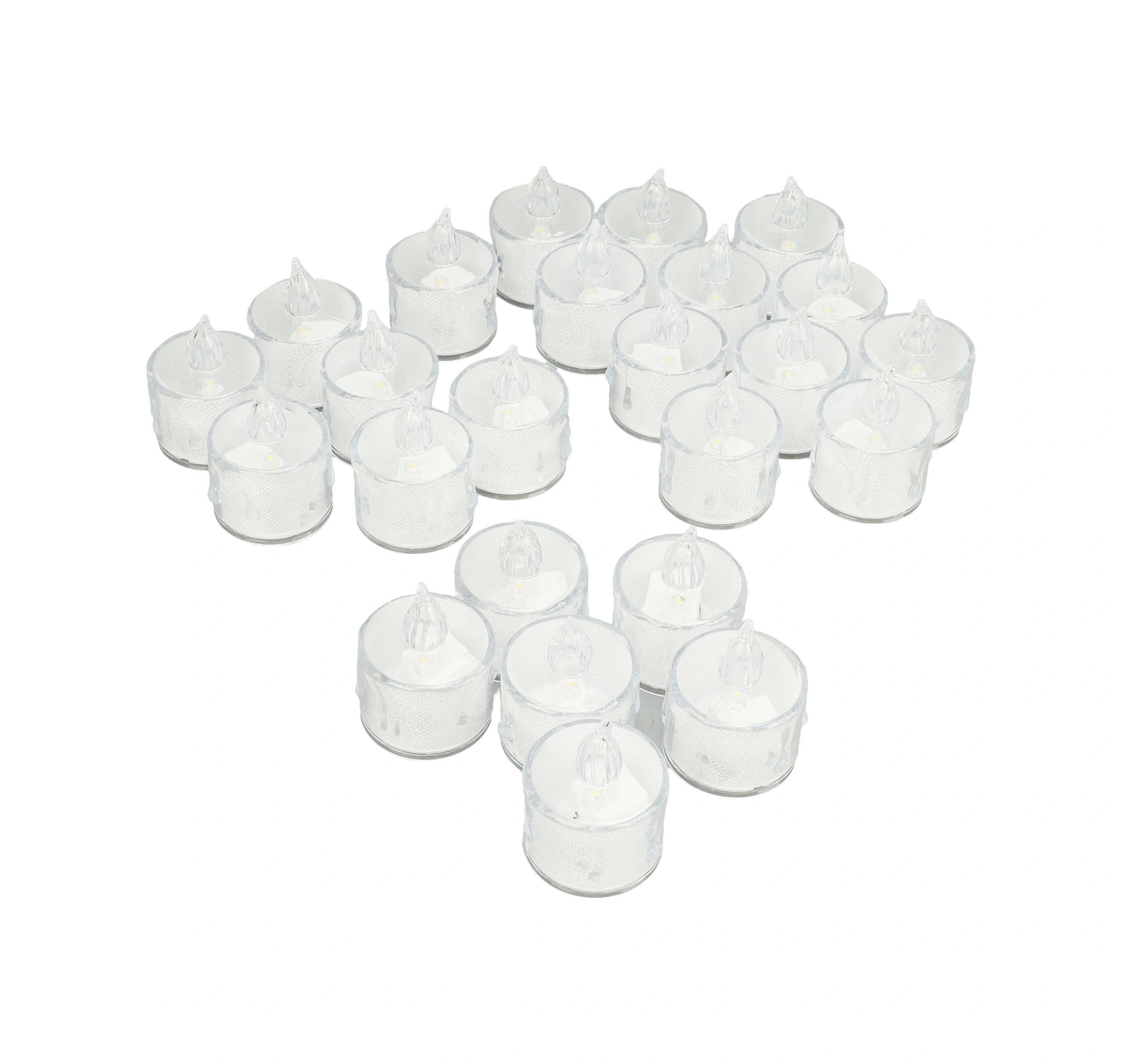 Wezone 24 Adet Şarjlı Kumandalı Led Simülasyon Alevi Mumlar, Bar Restoran Dekorasyonu, 20.000 Saat Ömür, Abs Malzeme, Pil Yok Diğer