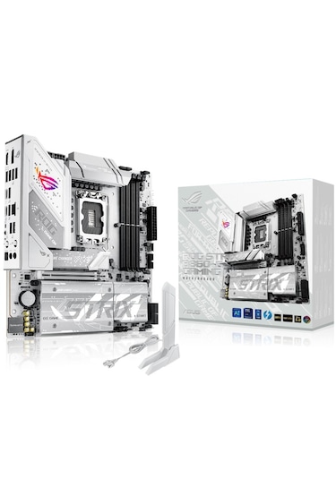 Asus Rog Strix B860-G Gaming WiFi Intel B860 9066 MHz (OC) DDR5 Soket 1851 mATX Anakart