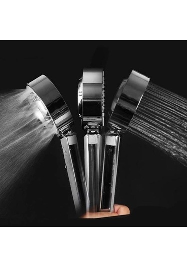 Çift Taraflı Yüksek Basınç Su Akıtan Şampuan Hazneli Duş Başlığı Diğer