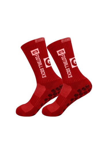 Ghassy Co. Erkek Kaydırmaz Tabanlı Futbol Koşu Fitness Pamuklu Spor Çorabı
