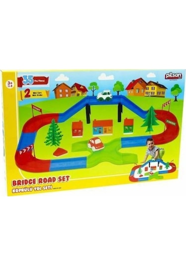 Pilsan Köprülü Arabalı Yol Seti 35 Parça