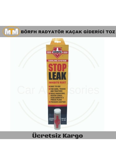 Börfh Radyatör Kaçak Giderici Toz 15ml