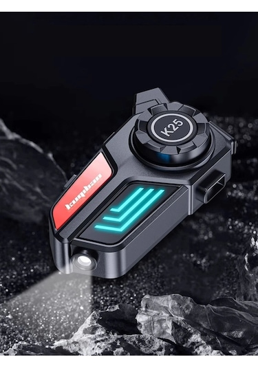 K25 Kask Bluetooth Kulaklık Kurye Motosiklet Interkom