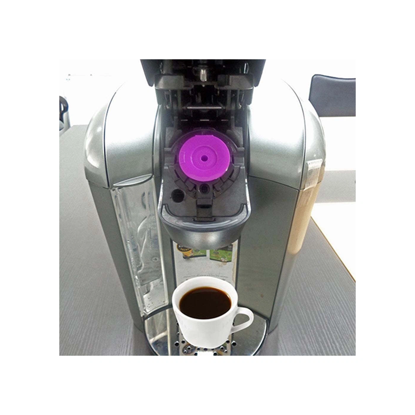 Konesam 100 Adet Tek Kullandım K-kupa Kahve Filtresi - Kahve Makinesine Uyumlu, Normal Ve Yeniden Kullanılabilir K-kupalar İçin, Ev Ve Ofis Kullanıma Uygun Beyaz