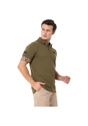 Routefıeld Routefield Erkek Polo Tişört Pads Haki 33 Haki