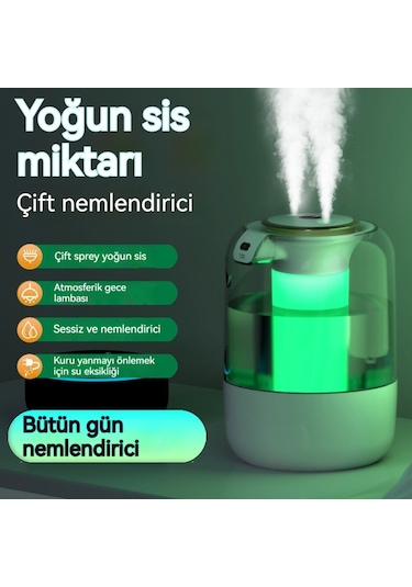 Lyon Yeni Hava Nemlendirici Ev Sessiz Yatak Odasıbüyük Sprey Hamile Kadılar Ve Bebek İçmekan Nemlendirici Yesil
