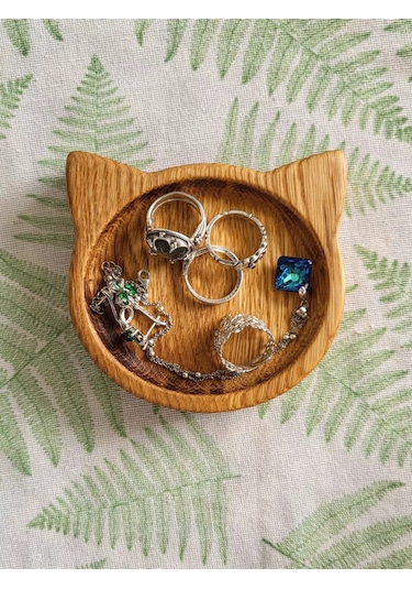 Standart Wood Ahşap Kedi Kupa Altlığı 254923598 Kahverengi