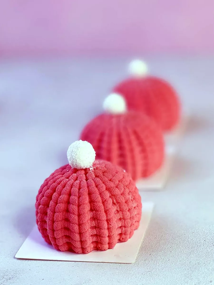 Silico Yılbaşı Temalı Muslu Pasta Silikon Kalıbı, Başlıklar İçin 50277133 Siyah