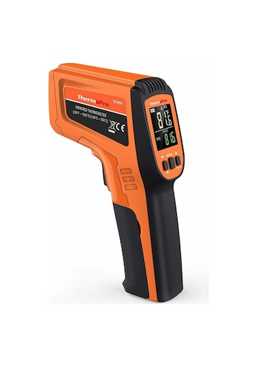ThermoPro TP450 -50C/+550C Antişok Dual Lazer Endüstriyel Kızılötesi Temassız Termometre