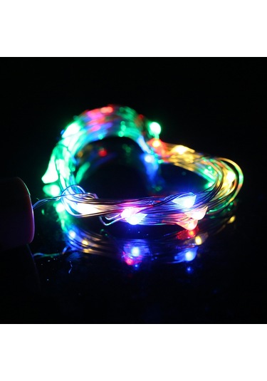 Monyee Güneş Enerjili Şişe Tıpa Işık Zinciri 3v 6w 1m 10led Ip65 Su Geçirmez Renkli Dekoratif Işık Diğer