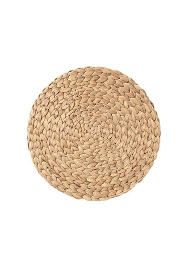 Hasır Supla Su Sümbülü El Yapımı Örme Amerikan Servis 37 Cm Hasır