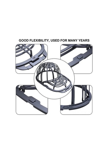 Youmex Beyaz Çamaşır Torbası - Hassas Kıyafetler, Şapka Ve İç Giyim İçin Yıkama Koruması Siyah