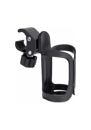 Bisiklet Suluk Termos Şişe Tutacağı Matara Kafesi Siyah 14 x 7 CM Siyah